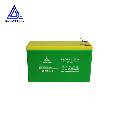 بسته باتری لیتیوم فسفات آهن لیتیوم 32700 12 ولت 7 ساعت LiFePO4 مورد تایید IEC62133 برای ماهیگیری